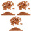 300Pièces Petites Décoratives Marron Pour Décor De Sable 4