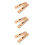 6Pièces Sifflets Bois Créatifs Khaki Enfants Jouets Éducatifs 3