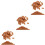 300Pièces Petites Décoratives Marron Pour Décor De Sable 6