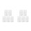 10Pcs Lightweight Plastic Bee Transport Box with Design 10