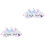 2Pièces Masques De Licorne Motif Amour Multiusage 3