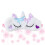 2Pièces Masques De Licorne Motif Amour Multiusage 11