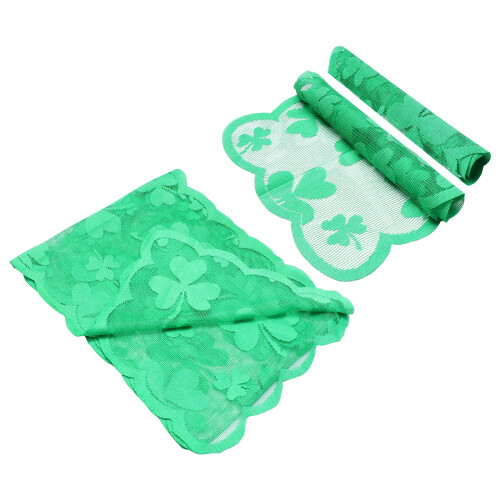 2Sets St. Patrick's Day Tischmatten-Set, Hellgrün, , Sicher