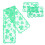 2Sets St. Patrick's Day Tischmatten-Set, Hellgrün, , Sicher 2
