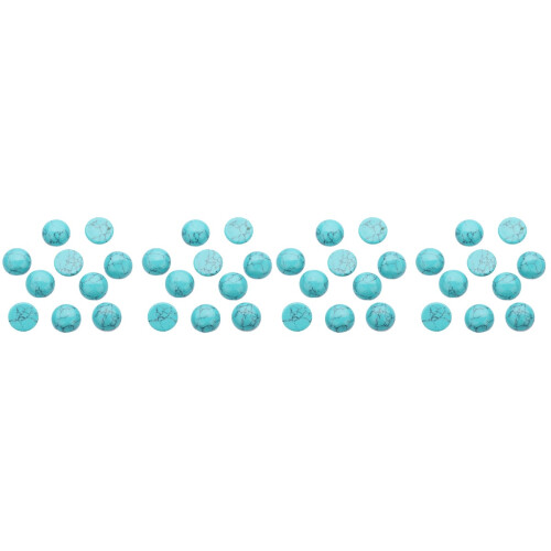 40Pcs Blue Crystal Cabochons Flat Base for Jewelry Accessories 1