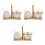 3Pcs Ceramic Sugar Bowl and Cream Pitcher Set on Tray 4