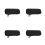 4Pcs Durable Eva Black Harmonica Protective Carrying Storage Bag 3