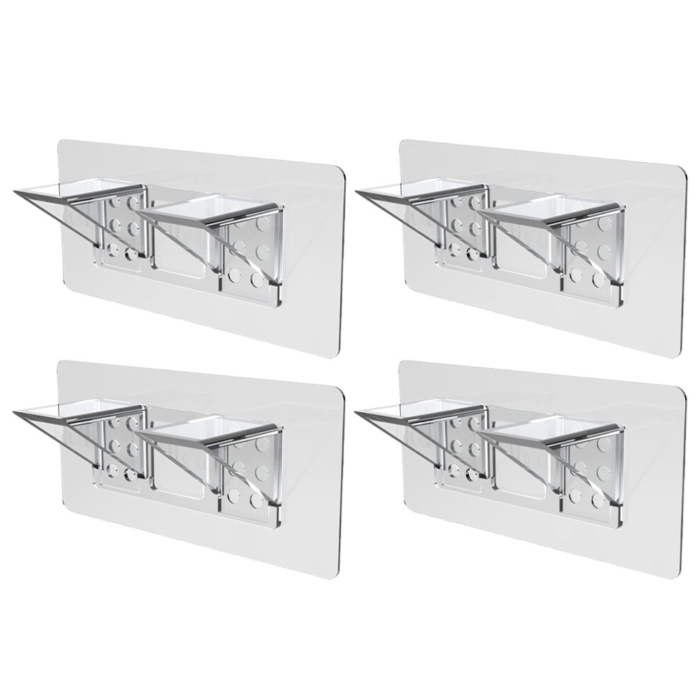 16Pcs Transparent Nail-Free Shelf Pegs Clear Cabinet Supports For Home 3623385824695