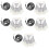 5Sets Stylish Black Bunny Harness Leash Rabbit Costume for Pets 5