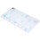 3Pièces Zippées Blanches En PVC, Pratiques Et Résistantes 3