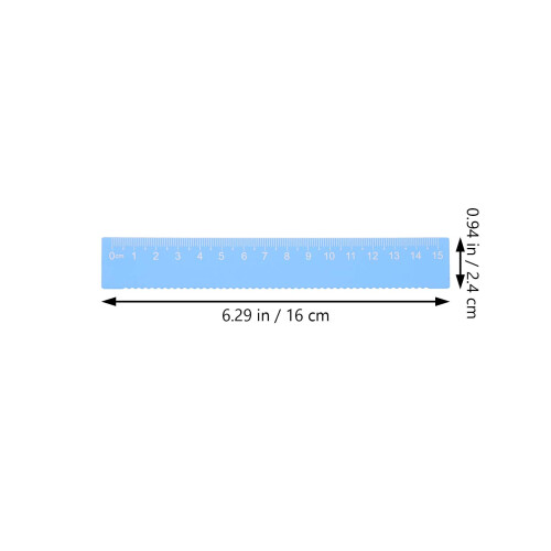 4pcs Aluminum Alloy Office Ruler Math Tool Ruler Kit For Students For School 1