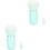 2 Count Highlighter Brush Blush Brushes For Makeup Cheeks Mini Powder 4