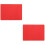 2Pcs Anti-Explosive Red Taekwondo Practice Boards for Kids Beginners 7