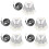 5Sets Stylish Black Bunny Harness Leash Rabbit Costume for Pets 4