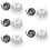 5Sets Stylish Black Bunny Harness Leash Rabbit Costume for Pets 8