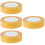 4 Rolls Adhesive Tape Strong Double-Sided Cloth Temporary Carpet 6
