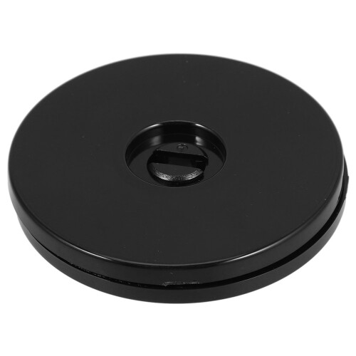 2Pcs Black Heavy Duty Plastic Turntable Organizer for Pantry and Table 2