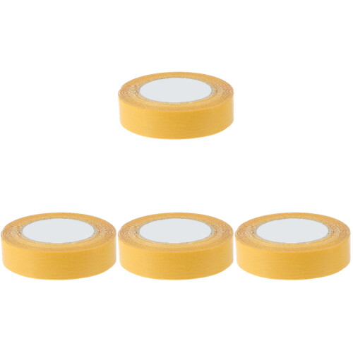 4 Rolls Adhesive Tape Strong Double-Sided Cloth Temporary Carpet 1