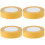 4 Rolls Adhesive Tape Strong Double-Sided Cloth Temporary Carpet 4