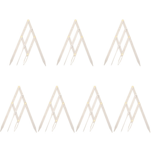 7 Pcs Second Generation Scale Metal Stainless Steel 1