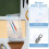 3Pièces Zippées Blanches En PVC, Pratiques Et Résistantes 6