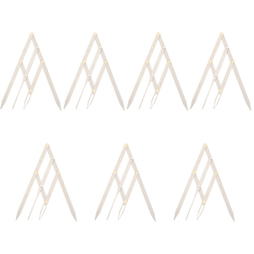 7 Pcs Second Generation Scale Metal Stainless Steel 2