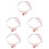 5St Kattenhalsband Roze Van Polyester Met Veiligheid En 8