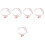 5St Kattenhalsband Roze Van Polyester Met Veiligheid En 6