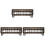 3Pcs Electric Clipper Comb Case Grey Organizer with 8-Grid Storage Box 2