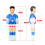 4 Pcs Football Machine Accessory Foosball Table Child 1