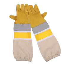 3Pcs Beekeeper Gloves in Rose Gold with Protective Sleeves