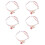 5St Kattenhalsband Roze Van Polyester Met Veiligheid En 9