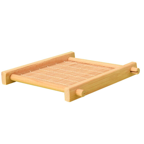 4Pcs Bamboo Hamster Cooling Mats Light Brown Small Pet Sleeping Pads 2