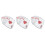 3Pcs Creative Multi Color Poker Clothing Patch Stickers for Bags 5