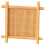 4Pcs Bamboo Hamster Cooling Mats Light Brown Small Pet Sleeping Pads 2