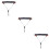 3pcs Saxophone Strap Cloth Clarinet One Shoulder 9