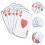 3Pcs Creative Multi Color Poker Clothing Patch Stickers for Bags 8