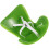 4Pièces Accessoires Sièges Vert Plastique Design Unique 3