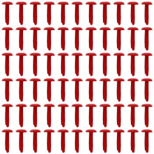 600Stk Rote DIY Brads Aus Metall Für Basteln Scrapbooking Kinder