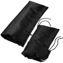 8Pcs Multi-Layer Black Faucet Covers Outdoor Winter Tap Protectors