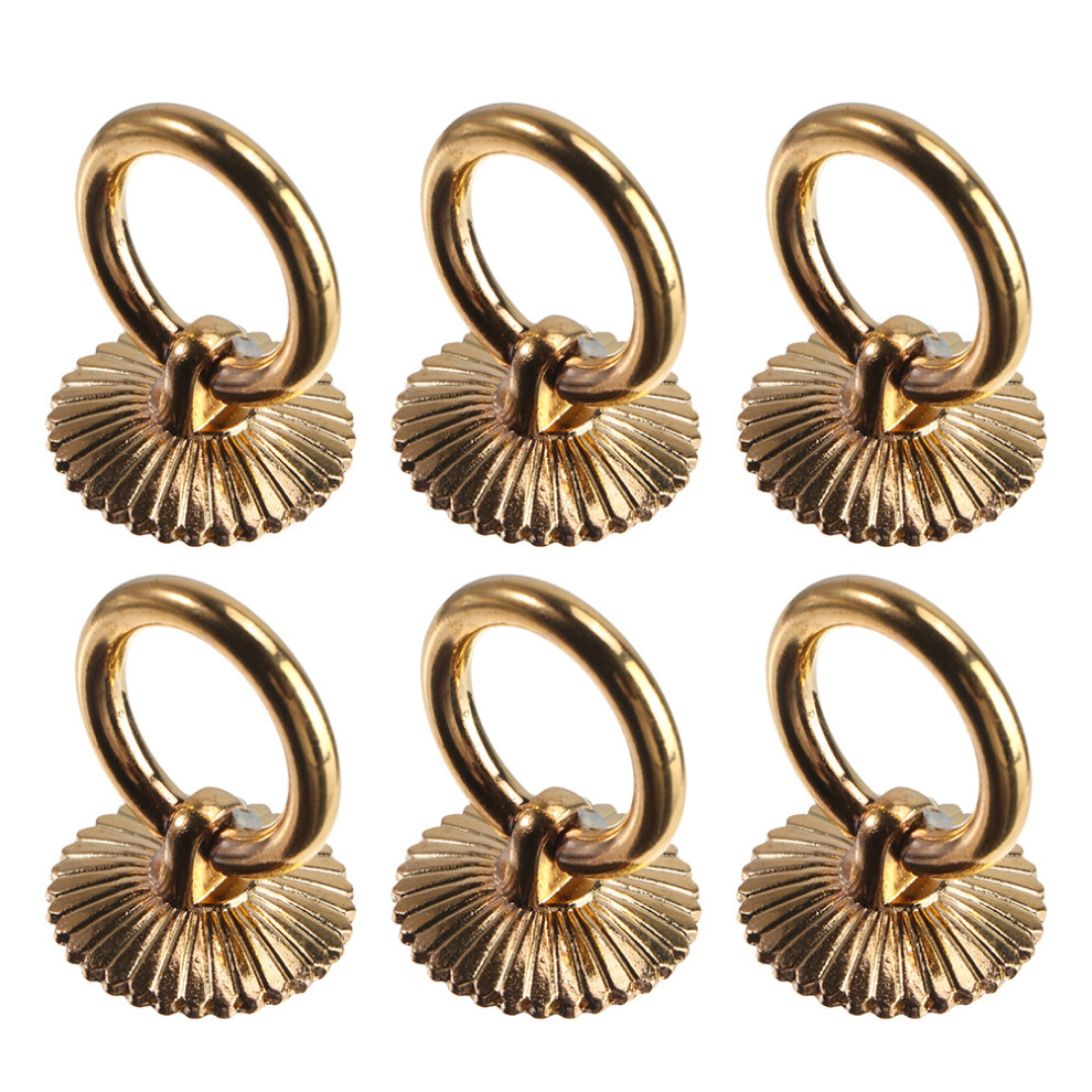 30Pcs Gold Ring Pulls Cabinet Handles For Drawers And Wardrobes 3221030188125
