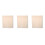 3Pcs Beige Star Pattern Curtains Easy Clean Blackout for Home 7