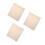 3Pcs Beige Star Pattern Curtains Easy Clean Blackout for Home 8