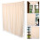 3Pcs Beige Star Pattern Curtains Easy Clean Blackout for Home 10