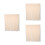 3Pcs Beige Star Pattern Curtains Easy Clean Blackout for Home 6