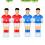 4 Pcs Football Machine Accessory Foosball Table Child 2
