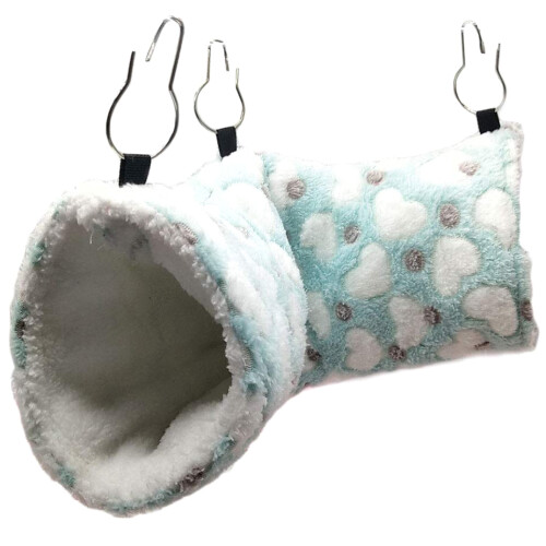 5Pcs Sky-Blue Comfortable Hammock Bed Resting Nest for Small Pets 2
