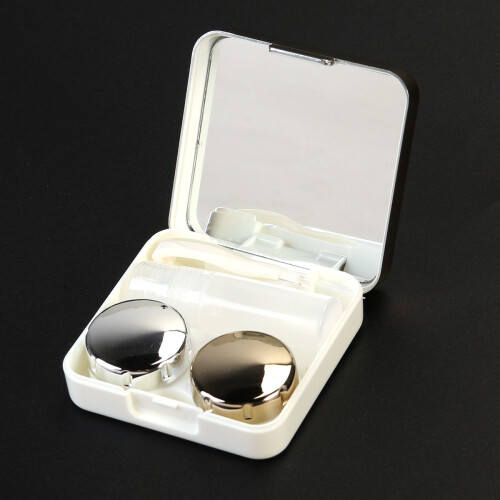 3Pcs Gold Lens Case Box Holder Mini Container for Secure Lens Storage 2
