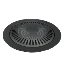 2Pcs Black Metal Cassette Baking Pan Non-Stick Bbq Grill Tray