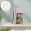 2Pcs Golden Iron Desktop Bookends Book Support Rack for Office 9